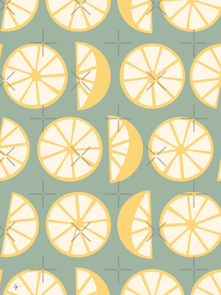 Lemon Slices Pattern by Lyman Creative Co.