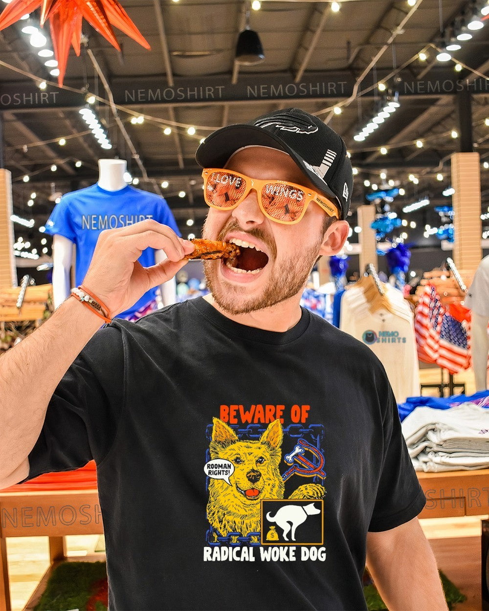 Beware of radical woke dog rooman rights shirt