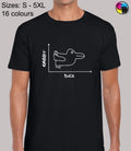 Rabbit Or Duck Graph Cool Funny Top Regular Fit T-Shirt Top TShirt Tee for Men