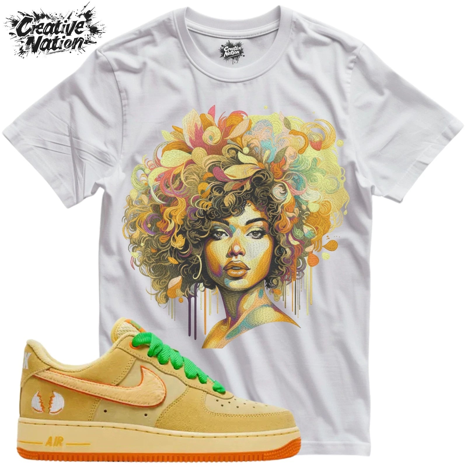 Shirt To Match Low Duck or Egg Unisex Tee Sneaker Shirt Afro Shirt