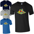 Melting Rubik's Cube T-Shirt - Geek Big Bang Theory Unisex Kids Mens Gift Top