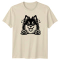Cute Pomeranian Dogs Animals Mens T-Shirt Womens Tee Graphic Pet Lover Gift