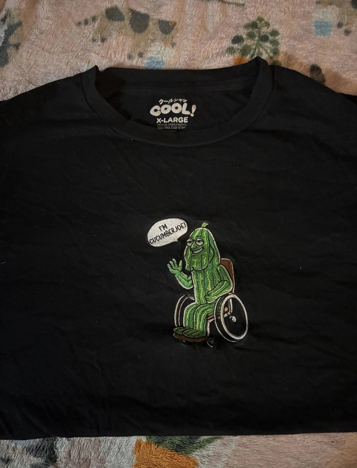 Cucumber Joe Cool Shirtz Cold Ones Shirt Embroidered T Shirt Mens Size Large