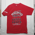 California Skate Sidewayz Street Brand Red Med. Graphic T-shirt