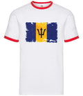 Barbade Grunge Flag - Mens Wrestler - Caribbean Bridgetown Country Flags