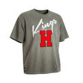 Men’s House Of Kings T-Shirt L 100% Cotton Street wear Style W/chenille Letter H