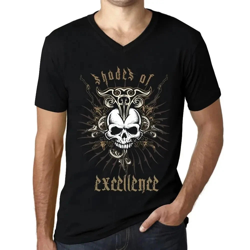 Men's Graphic T-Shirt V Neck Shades Of Excellence Eco-Friendly Limited Edition