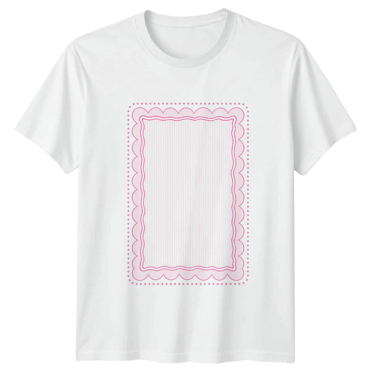 Summer Preppy Frames Womens T-Shirt Coquette Aesthetic Birthday Gift For Her