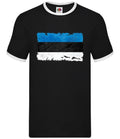 Dressdown Grunge Flag T-Shirt Mens Wrestling Model Crew Neck Cotton