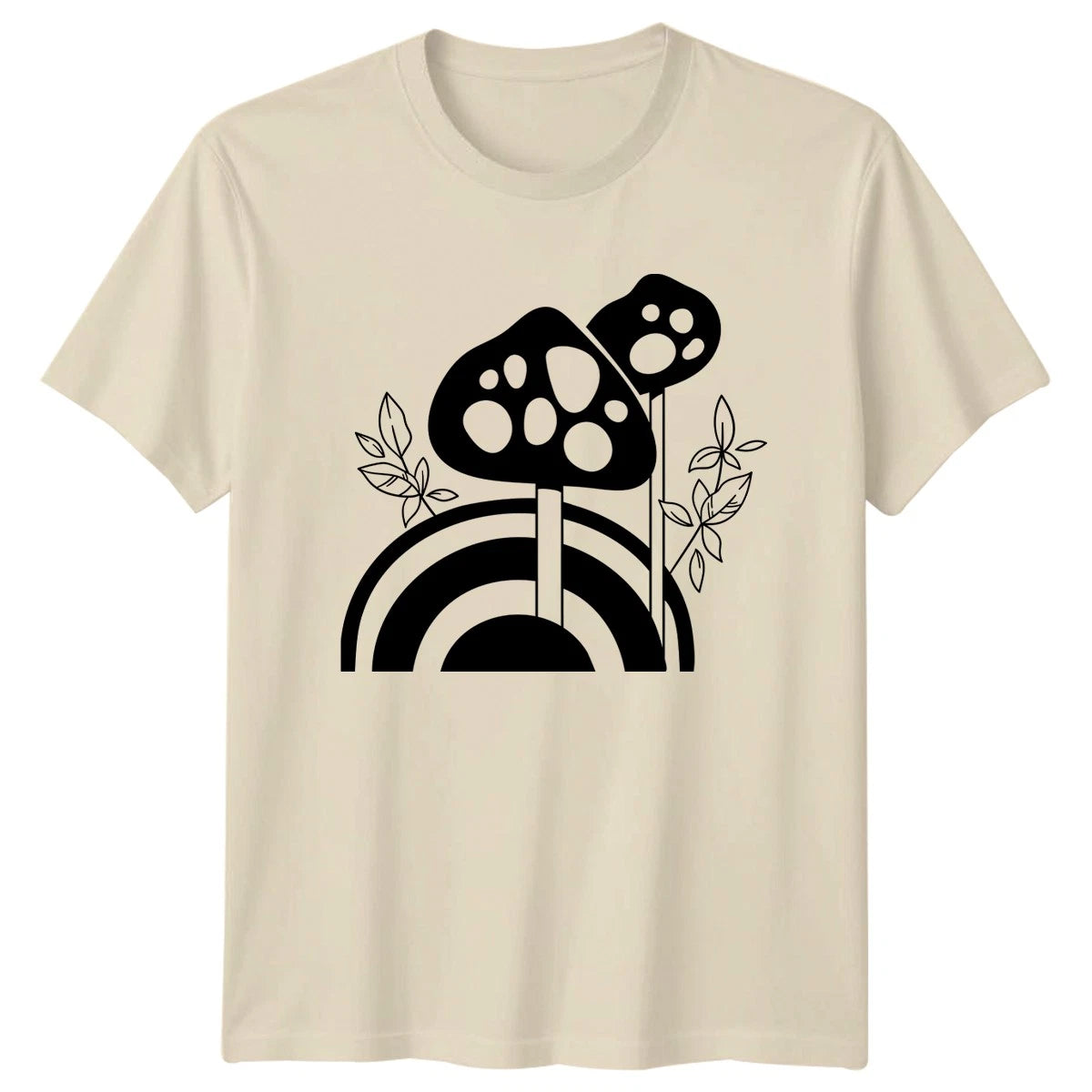 Mystical Mushroom Forest Fungi Aesthetic T-Shirt Birthday Gift For Him And Her