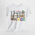 Teach with Heart T-Shirt | Trendy & Inspiring Teacher Wear - Autism Mom Shirt