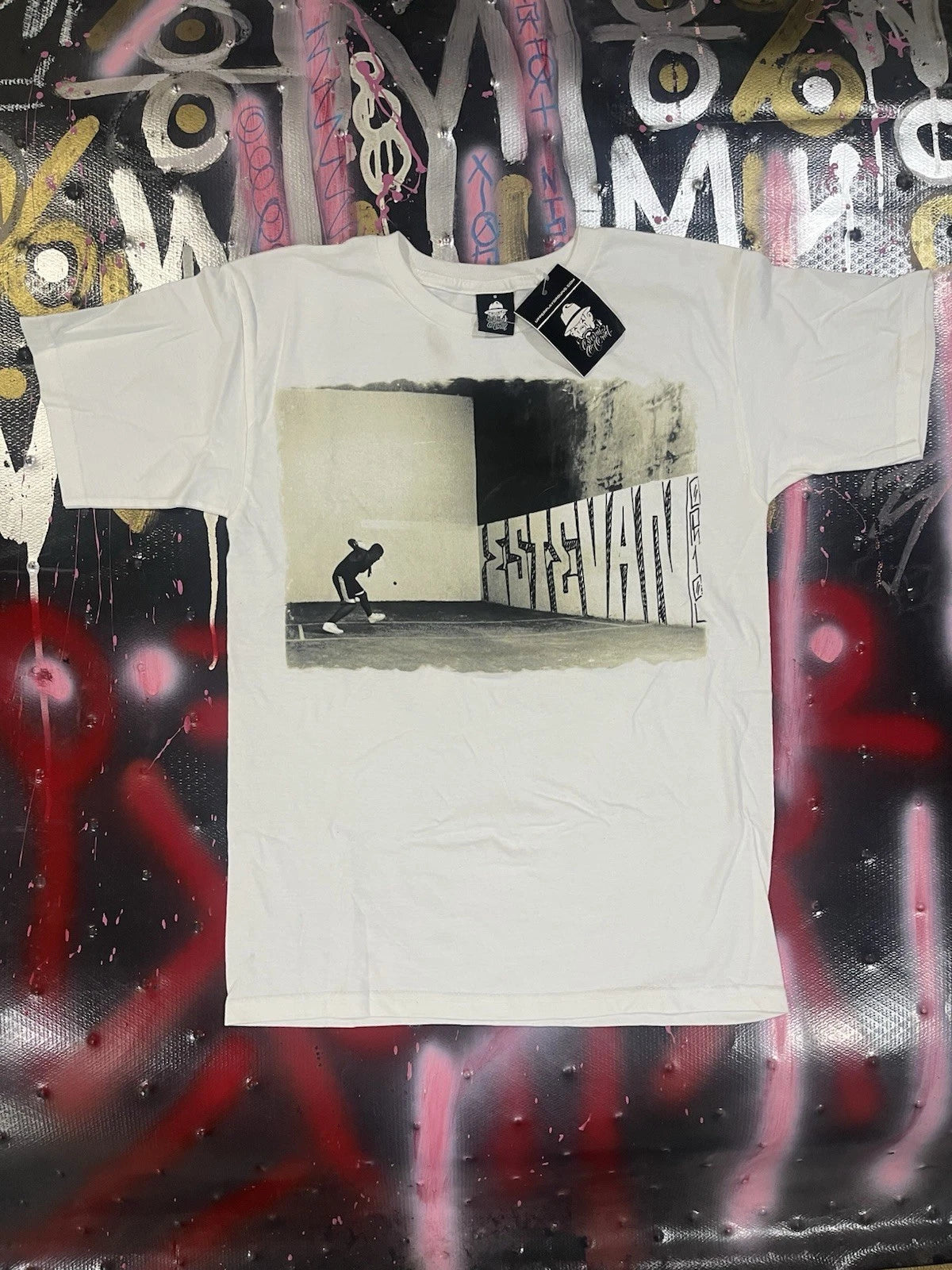 Estevan Oriol Photography T-Shirt, Street Hand Ball, Obscure Chicano Streetware