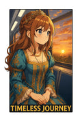Unisex Graphic T-Shirt Timeless Journey Anime Girl Gift for Fans Retro Aesthetic