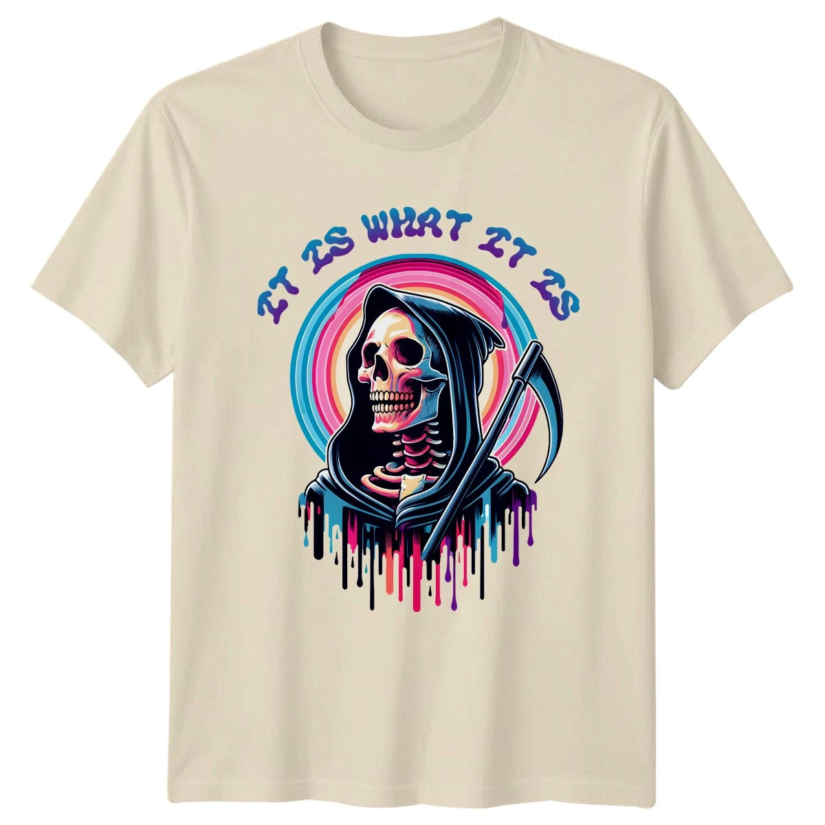 It Is What It Is T-Shirt Sarcastic Aesthetic Humor Birthday Gift For Him And Her