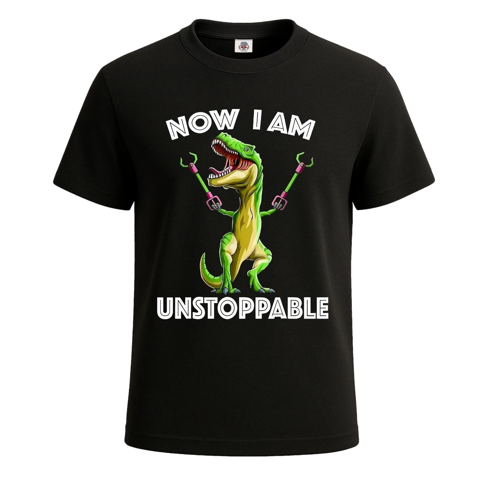 I Am Unstoppable T-Rex Dinosaur Cute & Funny T-Shirt For Mens Novelty Tee Top