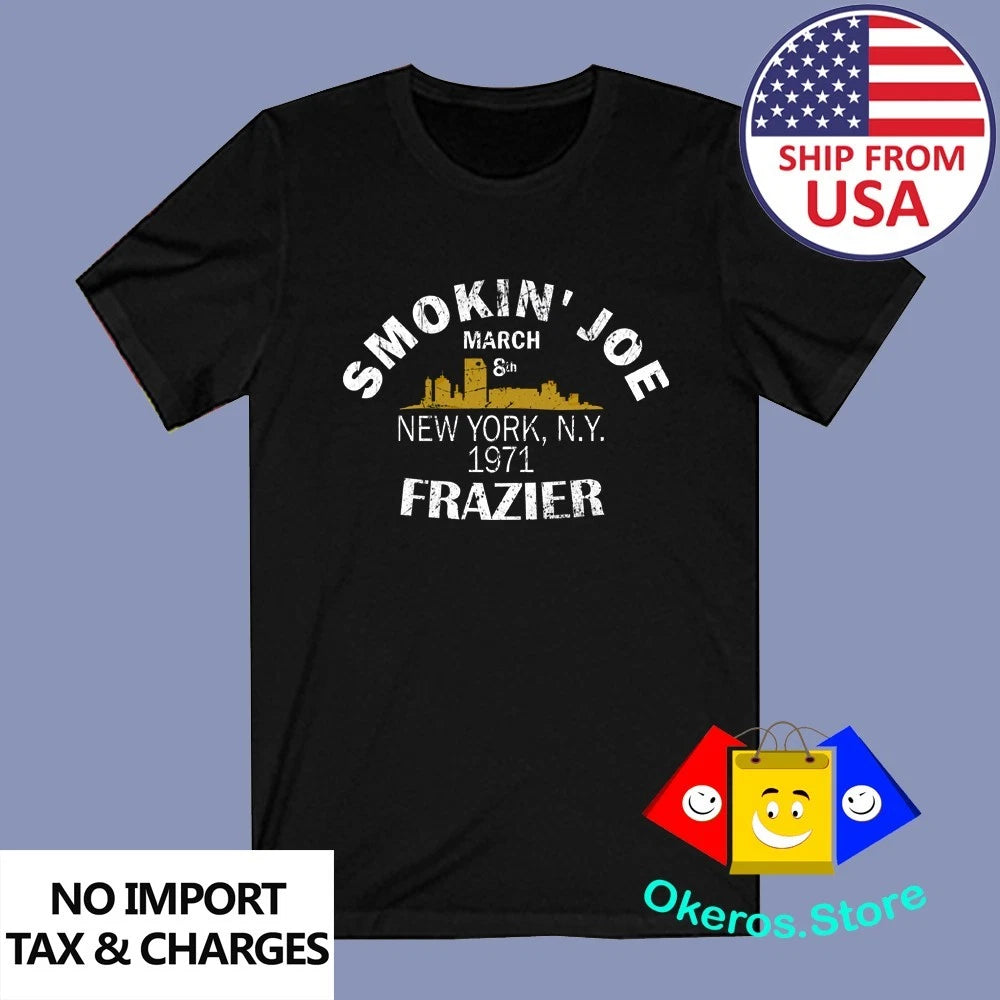 Smokin' Joe Frazier Boxing Legend Man Men's Black Size S to 5XL