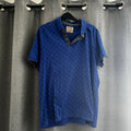 Vintage Burton Menswear Deep Blue Polo Shirt XL - Classic Comfort & Style