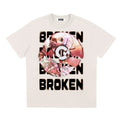 Streetwear Broken Graphic T Shirt Retro Y2K Grunge Aesthetic Tee Urban Casual