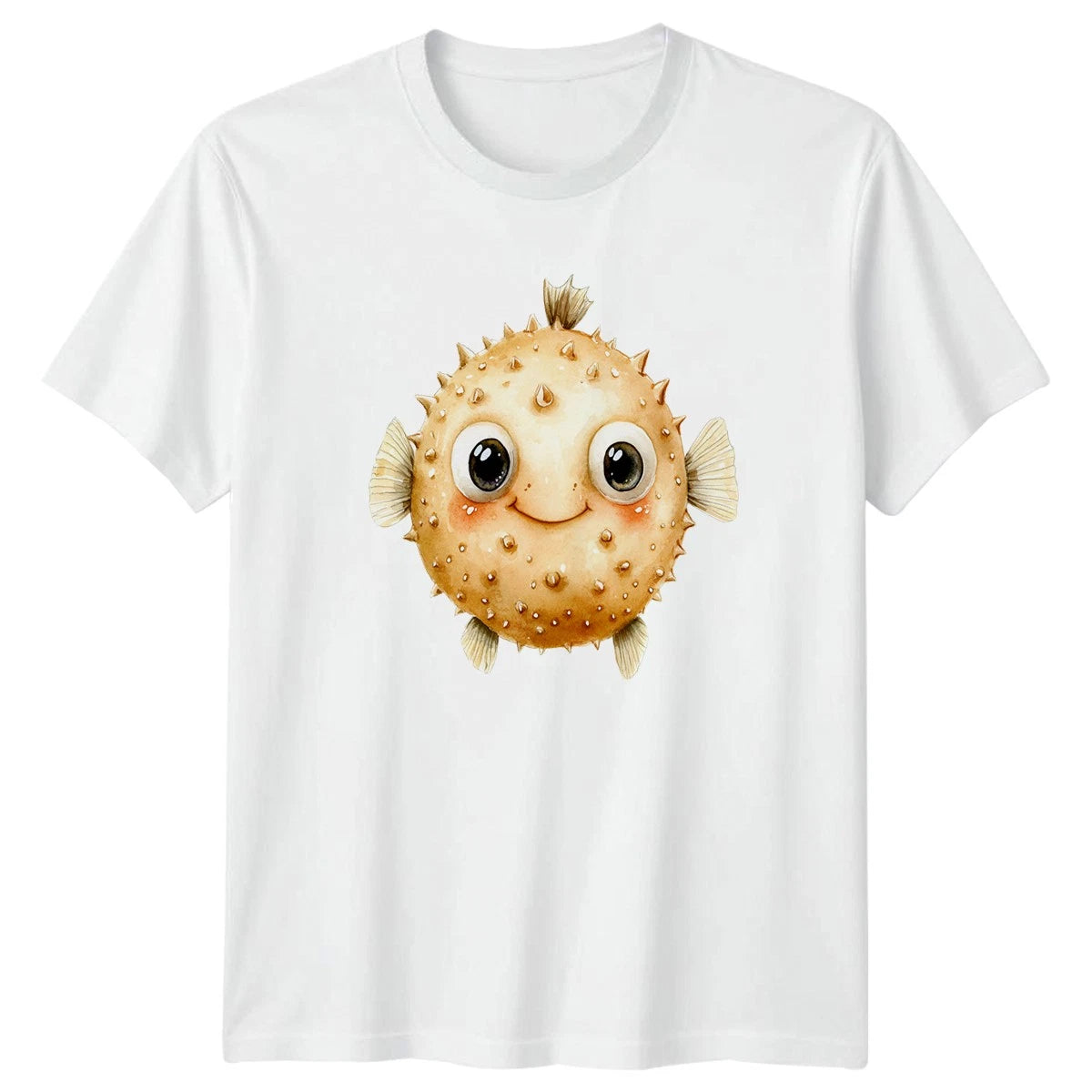 Cute Pufferfish T-Shirt Marine Life Nature Gift For Him And Her
