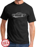 1966 1967 Ford Fairlane Hardtop Redline Design Tshirt NEW FREE SHIP