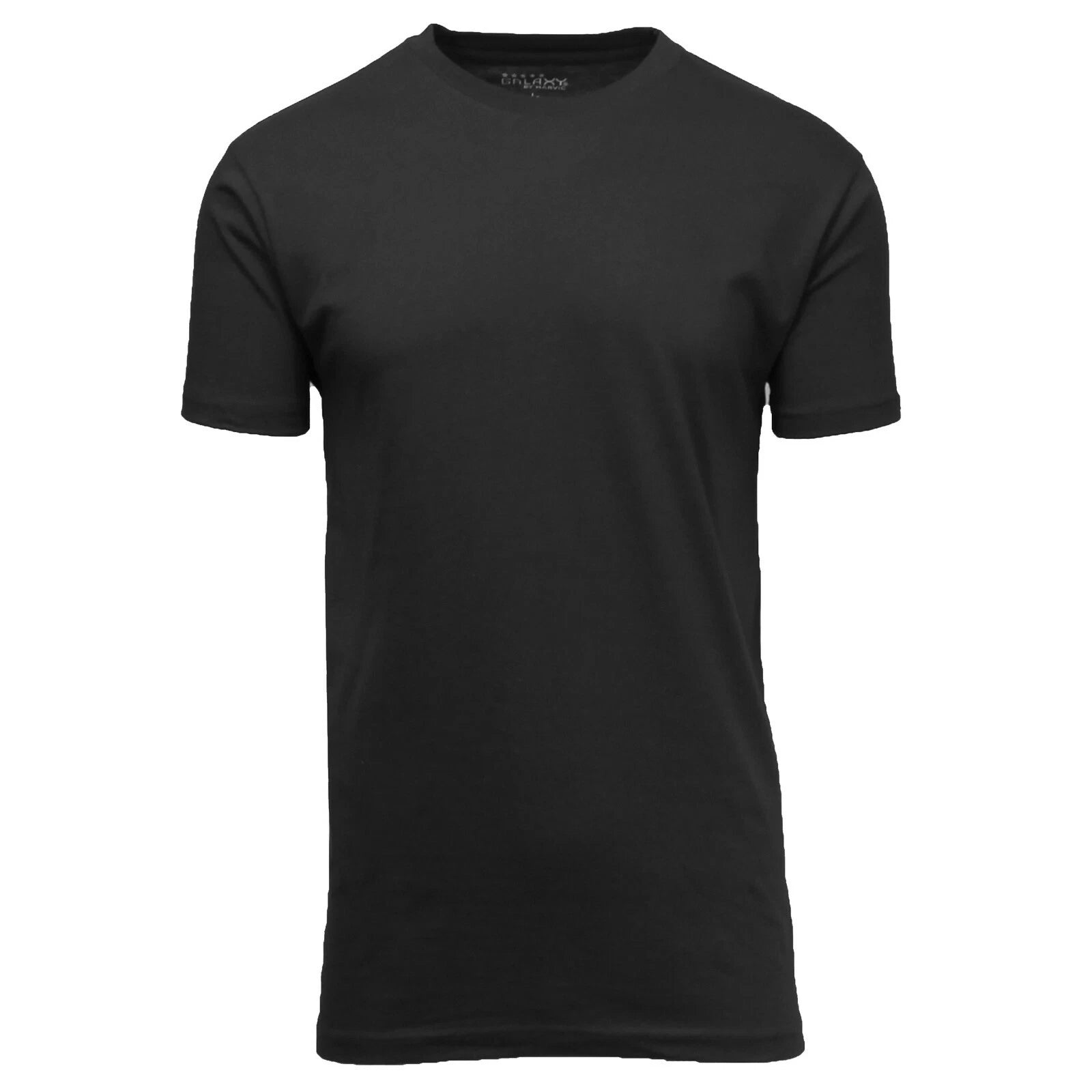 Mens Short Sleeve Brushed Cotton Regular Tee T-Shirt Summer Colors Cotton Blend