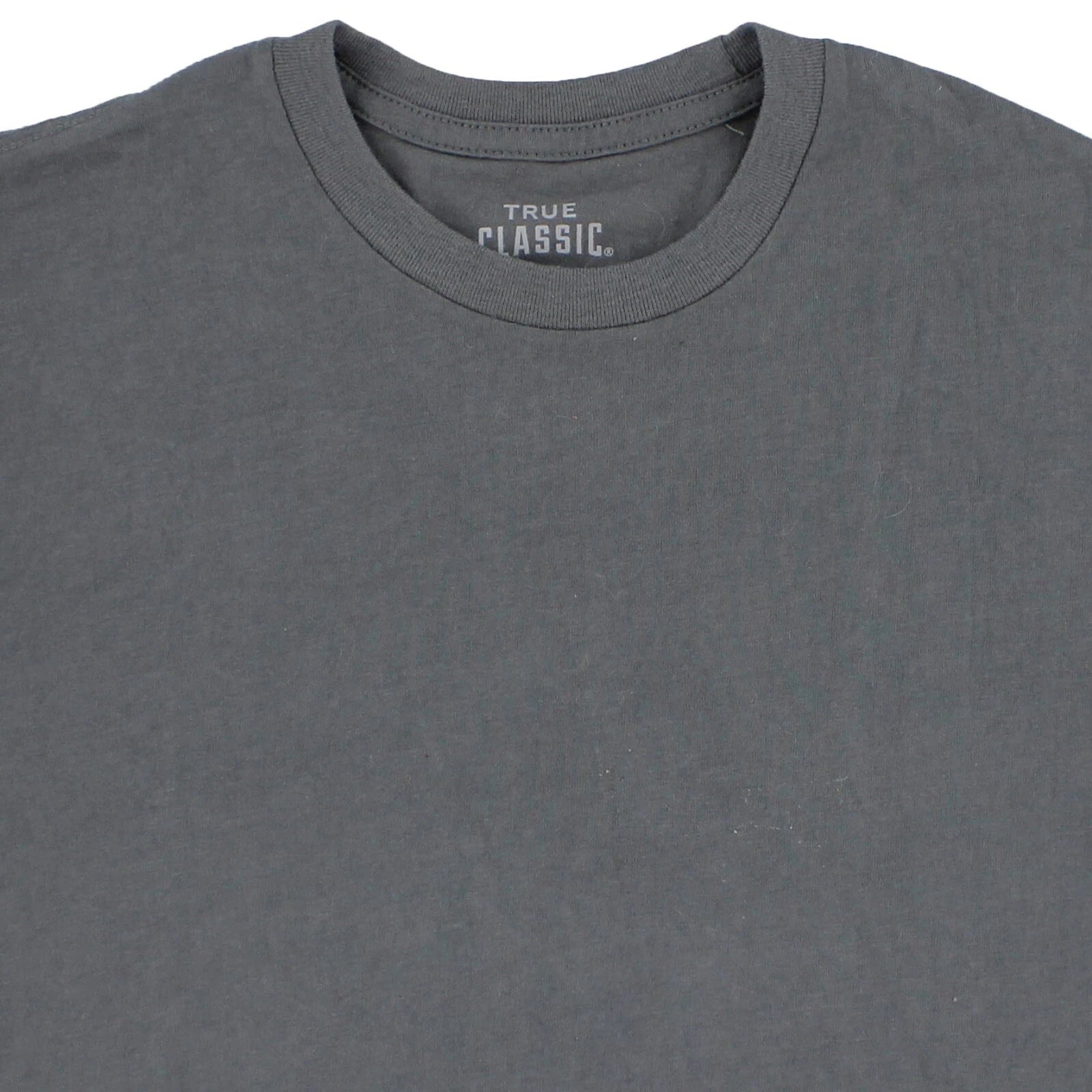 True Classic Mens Short Sleeve Shirt Longer Length Lightweight Cotton