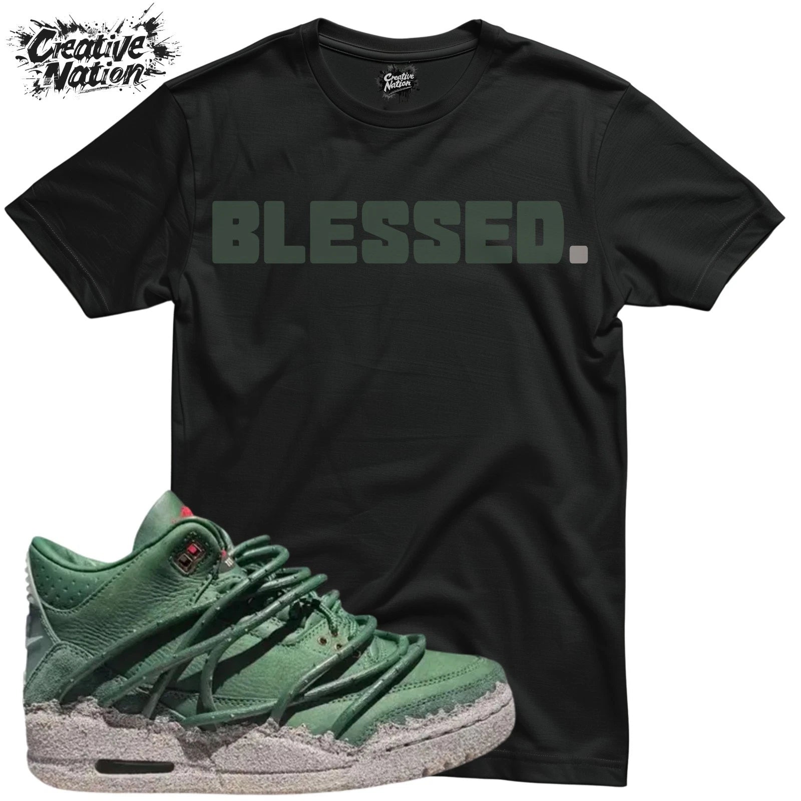 Shirt To Match 3 Concrete Unisex Tee Sneaker Shirt Blessed Shirt Sneaker Tee