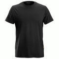 Snickers 2502 Classic Crew Neck T-Shirt, 100% Combed Cotton, Black