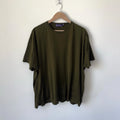 Ralph Lauren Purple Label Oversized T-Shirt Men’s XXL Olive Green Made in Italy