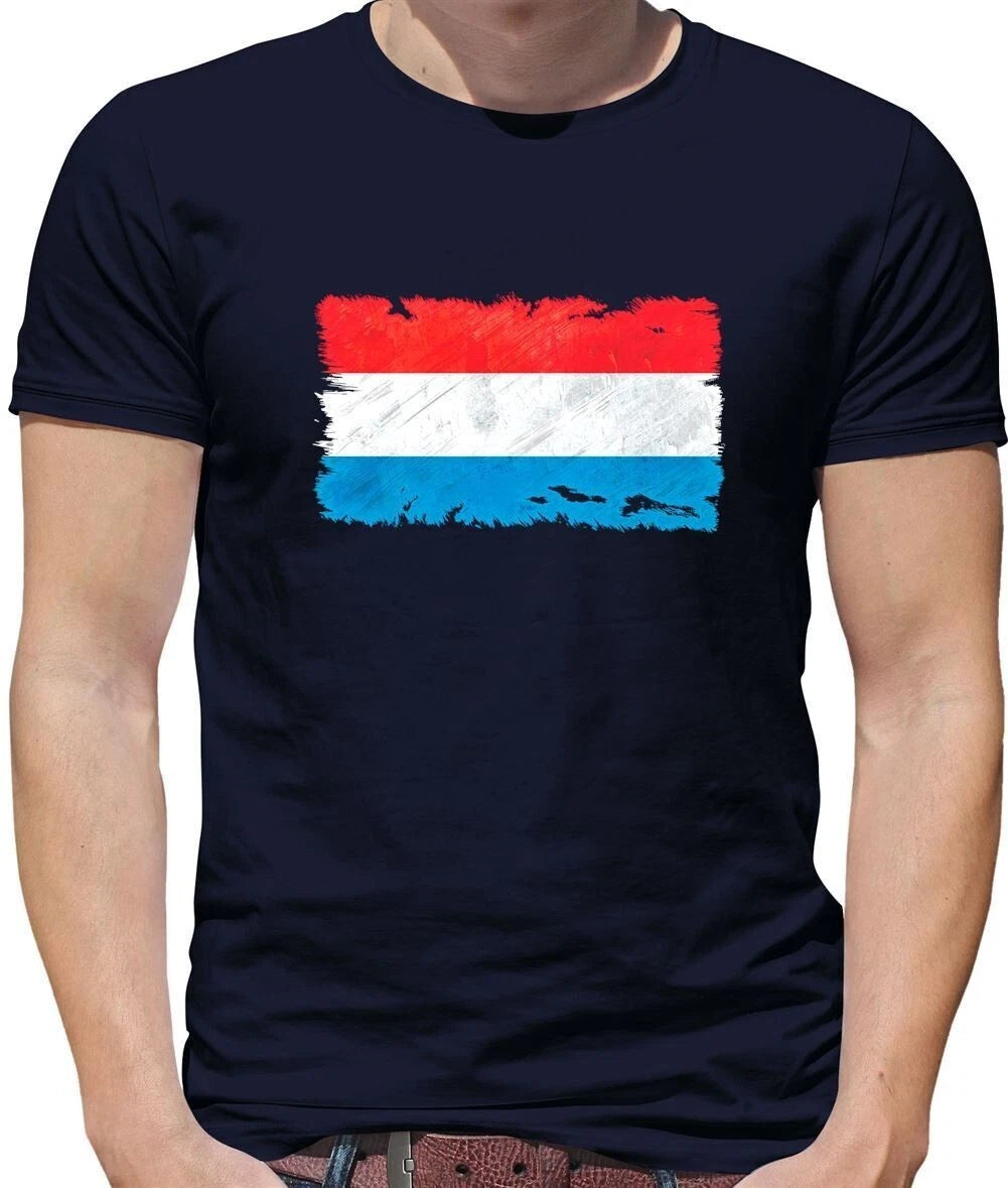 Luxemburg Grunge Stil Flagge - Herren - Country Love Live Stadt City