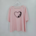 Short Sleeve T Shirt Womens 5XL Pink Soft Girl Coquette Aesthetic