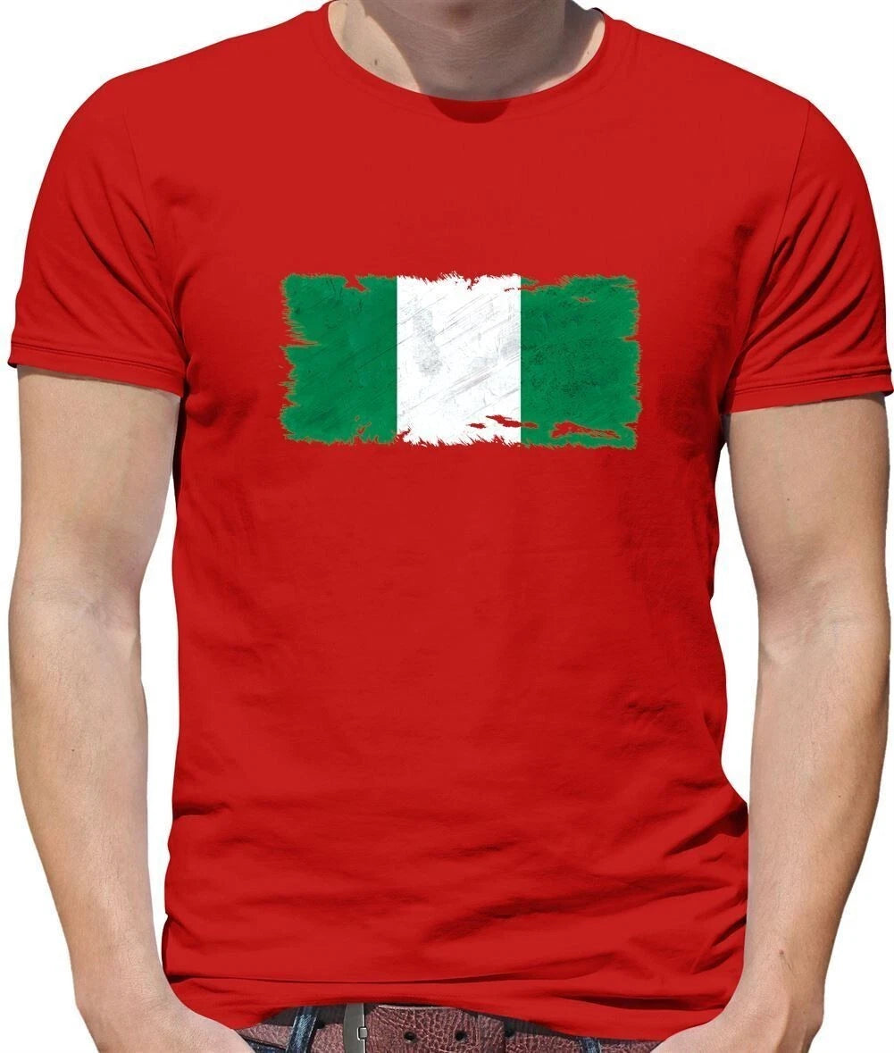 Nigeria Grunge Stil Flagge - Herren - Nigerianisch Country Reise Flaggen