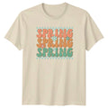 Spring Spring Spring T-Shirt Groovy Retro Aesthetic Seasons Easter Gift For Him