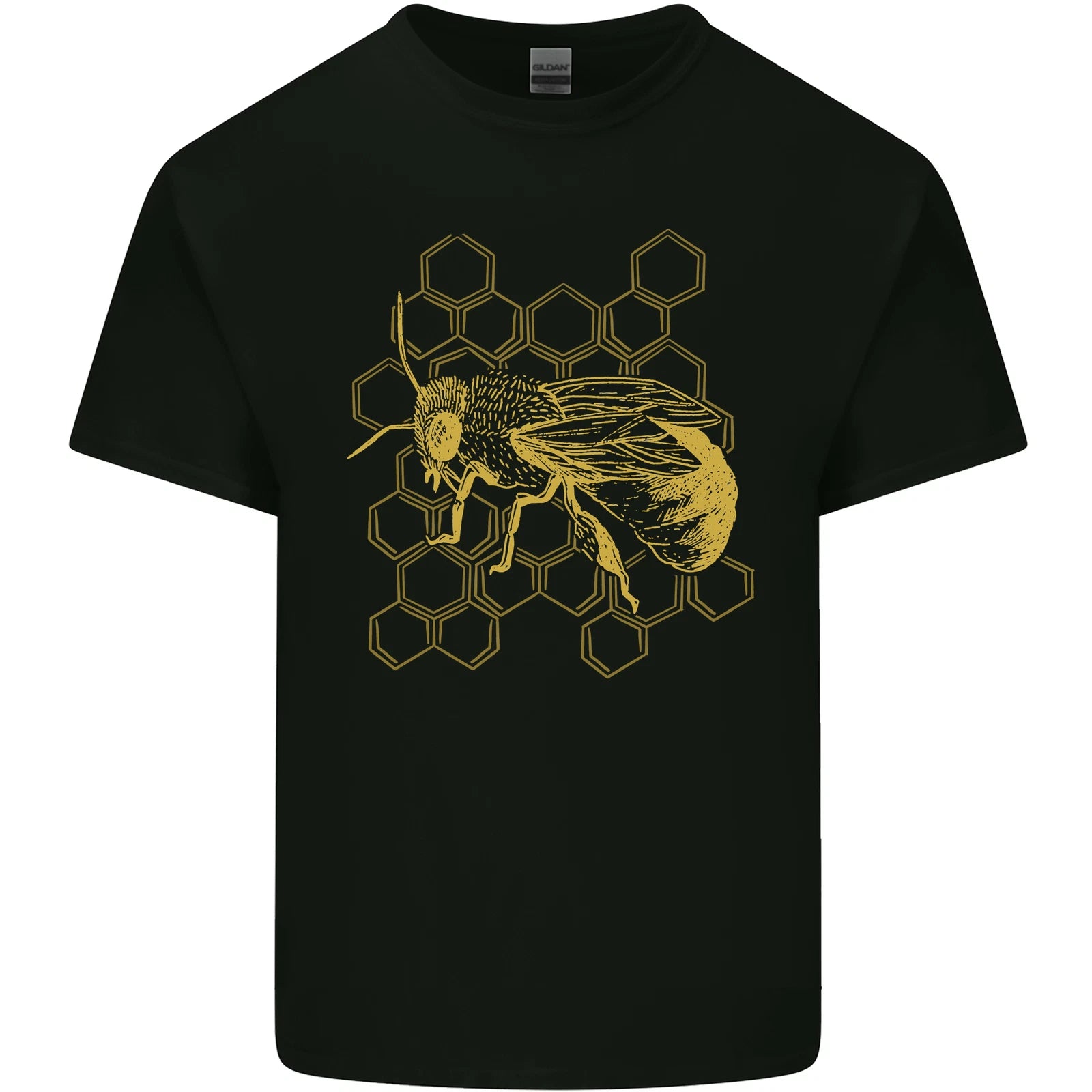 A Bee Design Mens Light Cotton T-Shirt