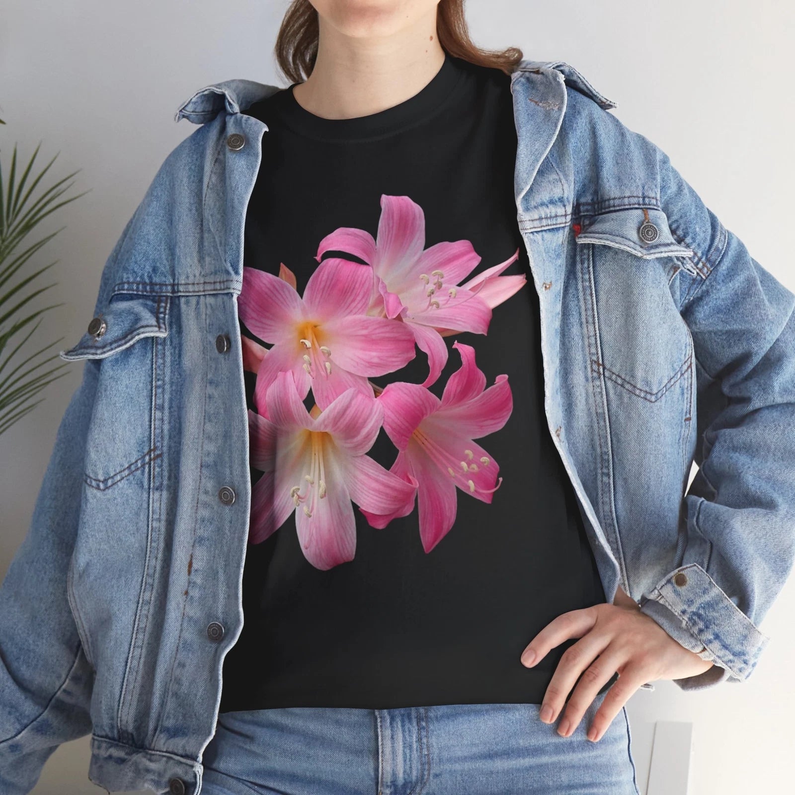 Floral Collage T-Shirt - Trendy Flower Tee for Modern Aesthetic