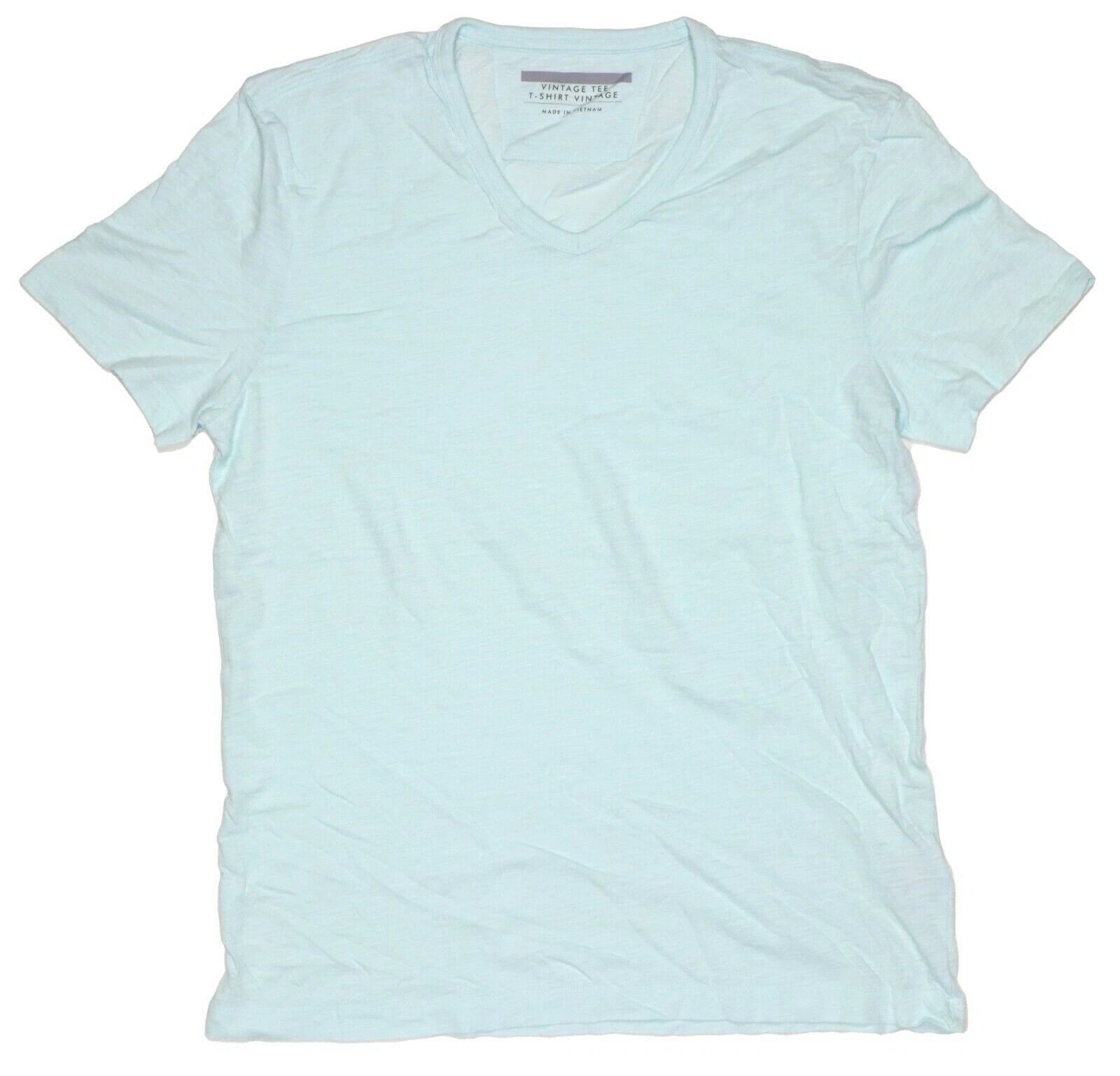 New Men's Banana Republic Seawater Blue V-Neck Vintage Tee T-Shirt NWOT Size S