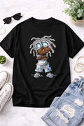 Streetwear Cartoon Graphic T Shirt Hip Hop Urban Style Tee Aesthetic Fashion