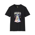 These Are My People Alien Bunny T-Shirt | UFO Rainbow Cute Tee
