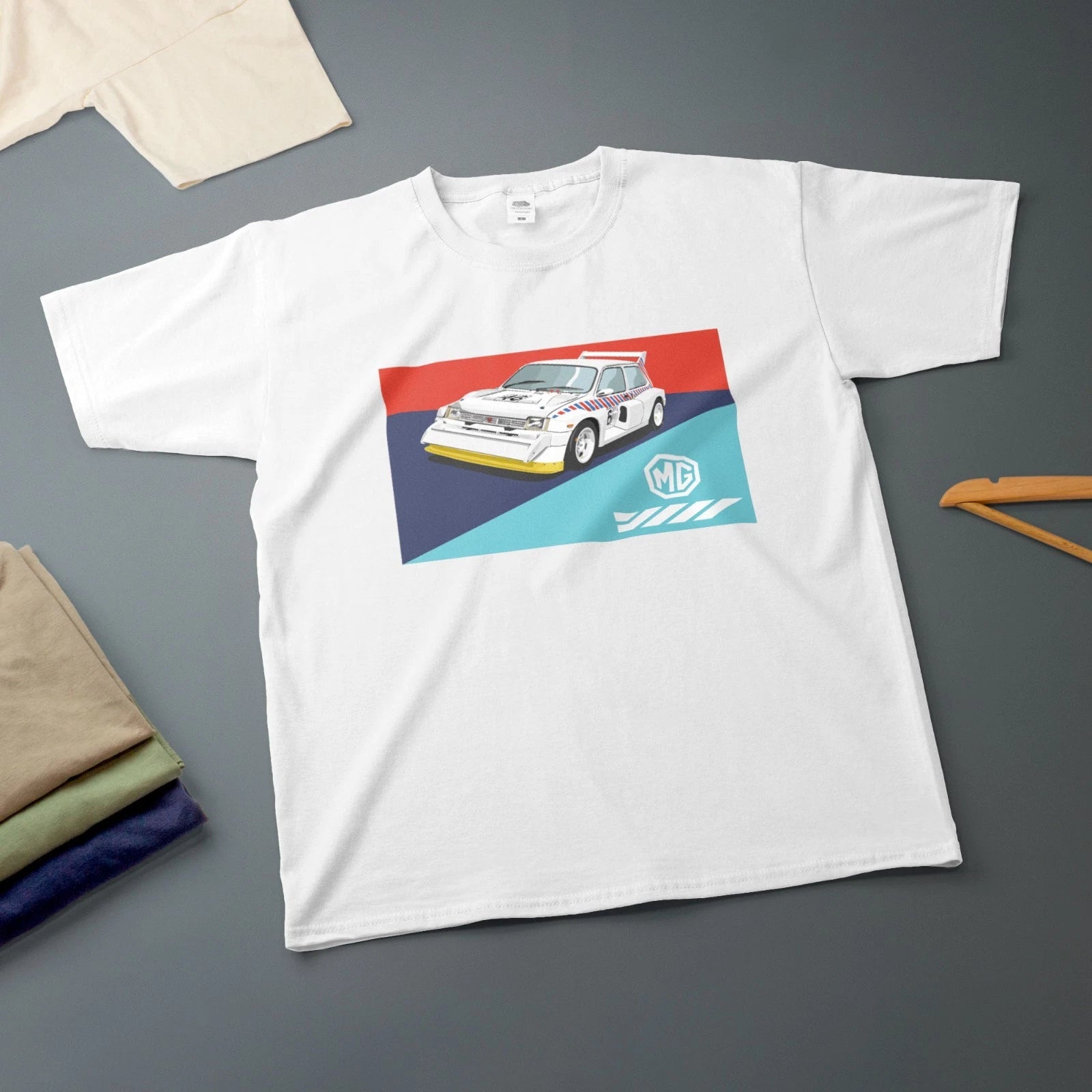 MG Metro 6R4 T-Shirt Group B Rally Abstract Art OFFICIAL LICENCED PRODUCT