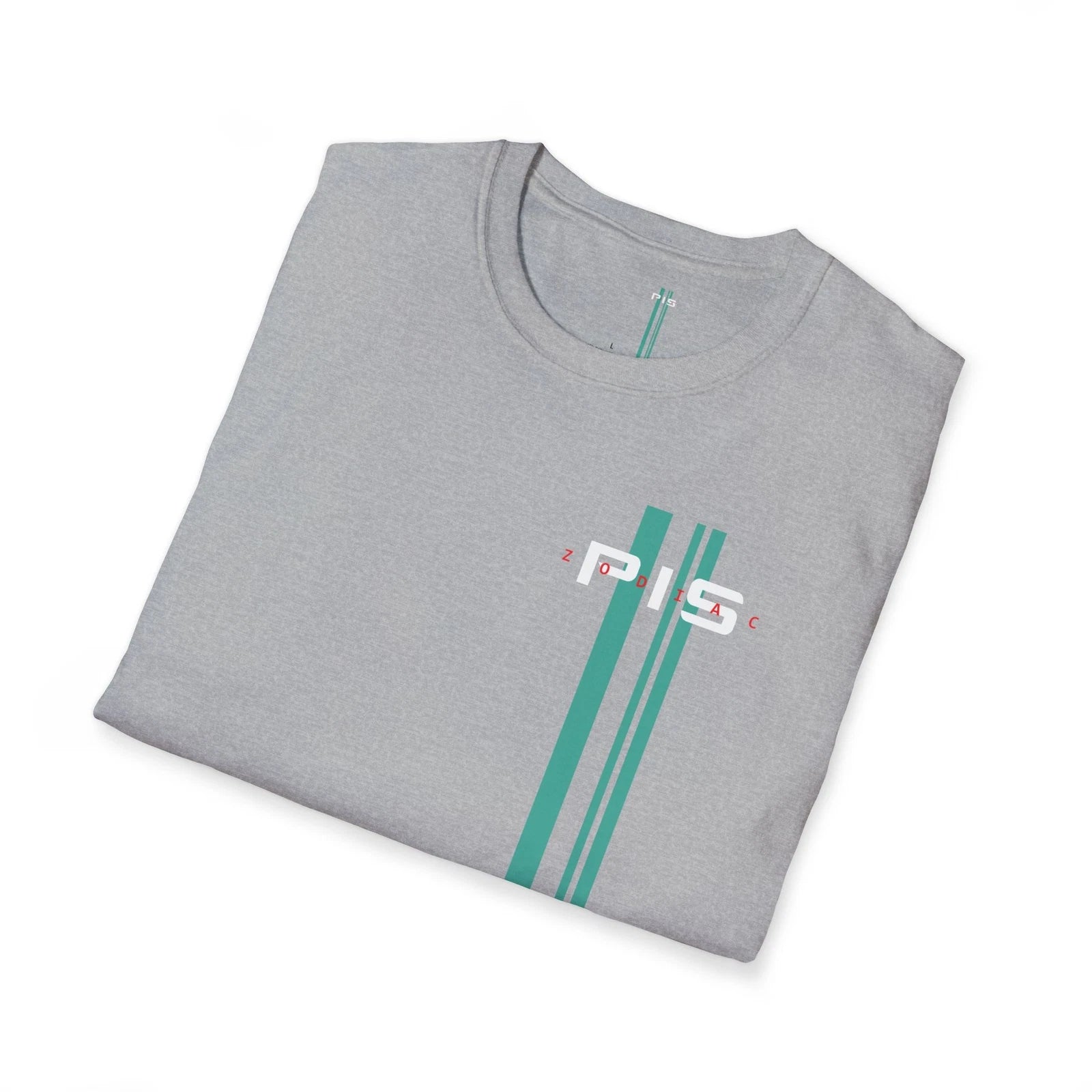 Pisces Zodiac Sign Lucky Color Stripe Minimalist Tee Shirt Men Women Unisex Gift