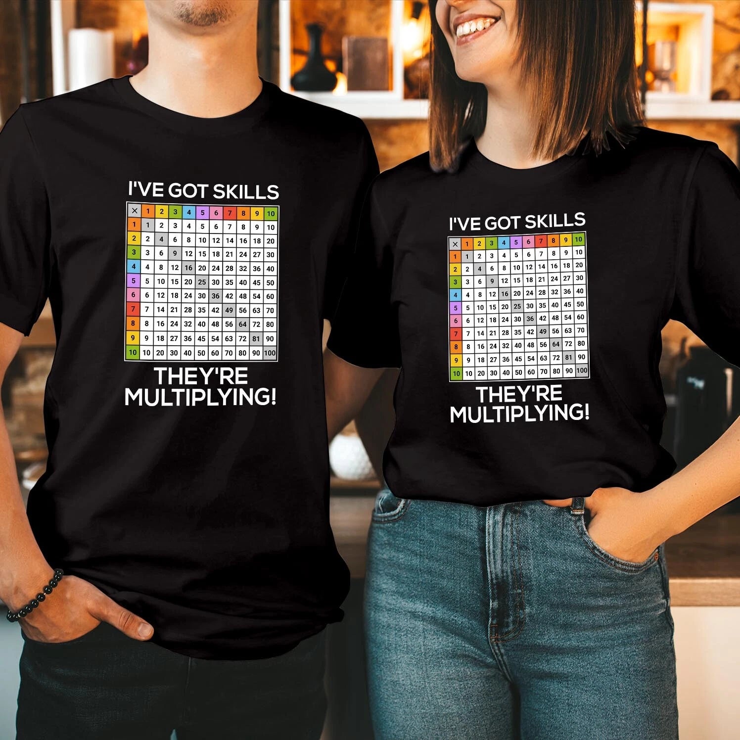 T-Shirt (114) Number Day Maths Day School Kids Boys Girls Gift Numbers T Shirt