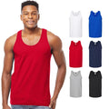 Tultex S105 Unisex Fine Jersey Tank Top T-Shirt Plain Tee Muscle Gym Sleeveless