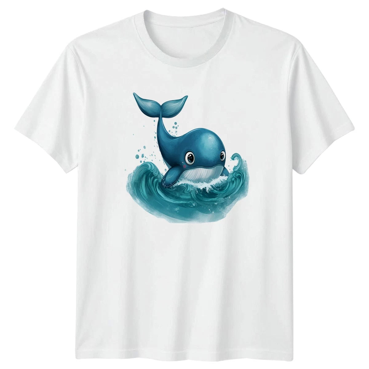 Cute Blue Whale T-Shirt Sea Animal Design 2026 Birthday Gift For Him And Her