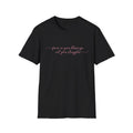 focus on your blessings not your struggles T-Shirt | minimalist script tee