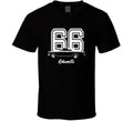 1966 Chevelle Side View With Year And Model Dark Color Black T Shirt