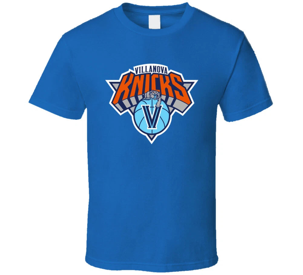 Villanova Knicks New York Mashup Parody Sports T Shirt