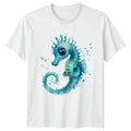 Cute Seahorse T-Shirt Ocean Life Sea Animal Birthday Gift For Him And Her