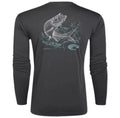 Costa Del Mar Men's Tech Tarpon Performance Long Sleeve Shirt, Gray, X-Large
