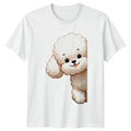 Cute Fluffy Puppy T-Shirt Dog Lover Gift For Him And Her