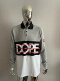 DOPE Logo Men Graphic Multicolor Long Sleeve Shirt Size S